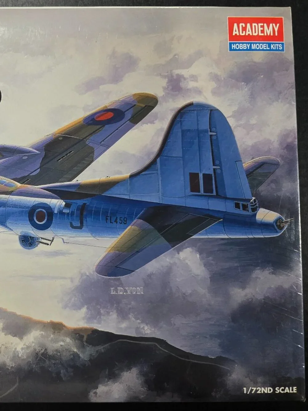 1994 Academy 1/72 Boeing B-17E RAF Coastal Command Model Kit#2141